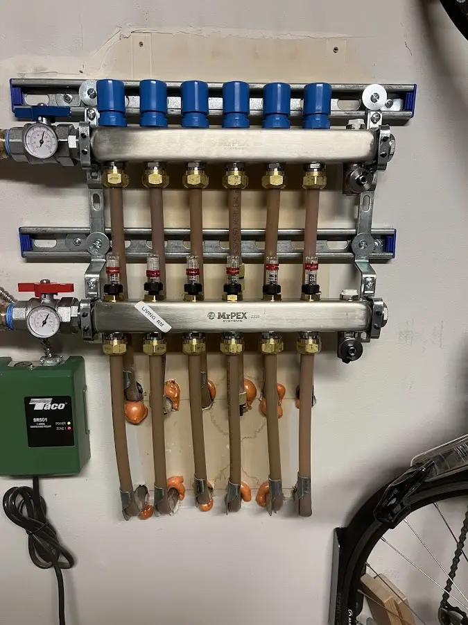 Plumber performing Leak Detection at a residential property in Brandon